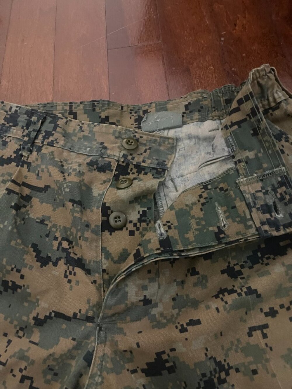 USMC Woodland MARPAT Cargo Pants Approx 32x30 - Picture 5 of 11